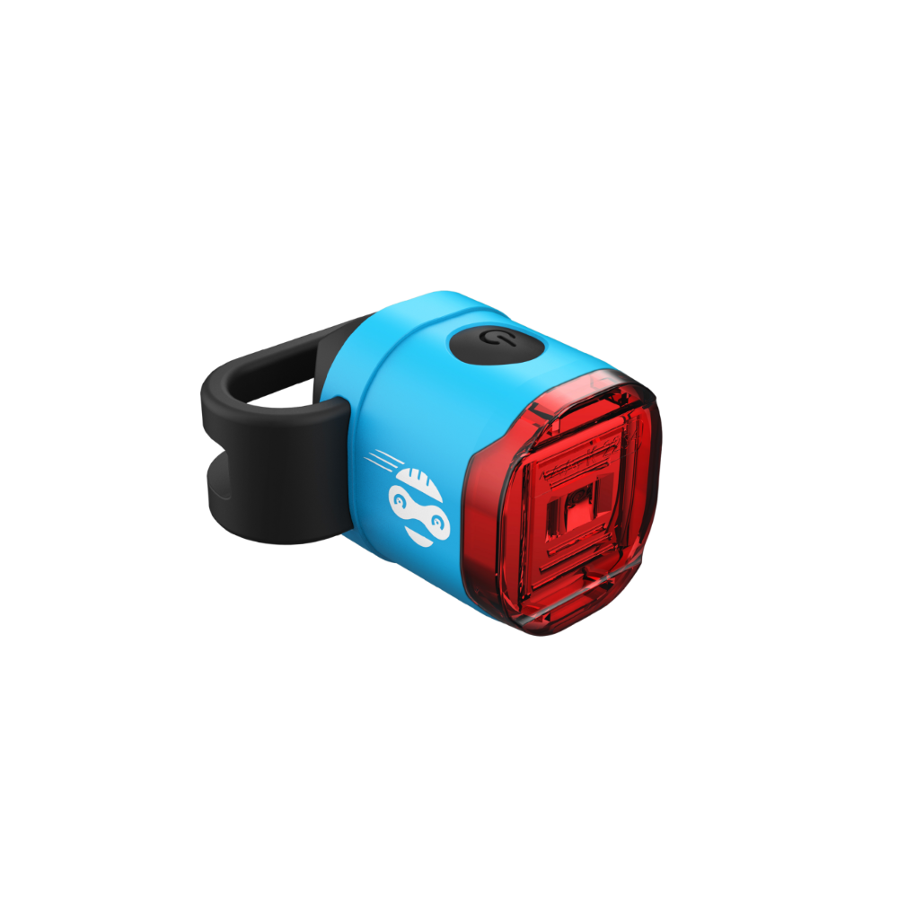 Speed Buddies Rücklicht Kinderfahrrad (StVZO) USB-C, Rücklicht (blau)