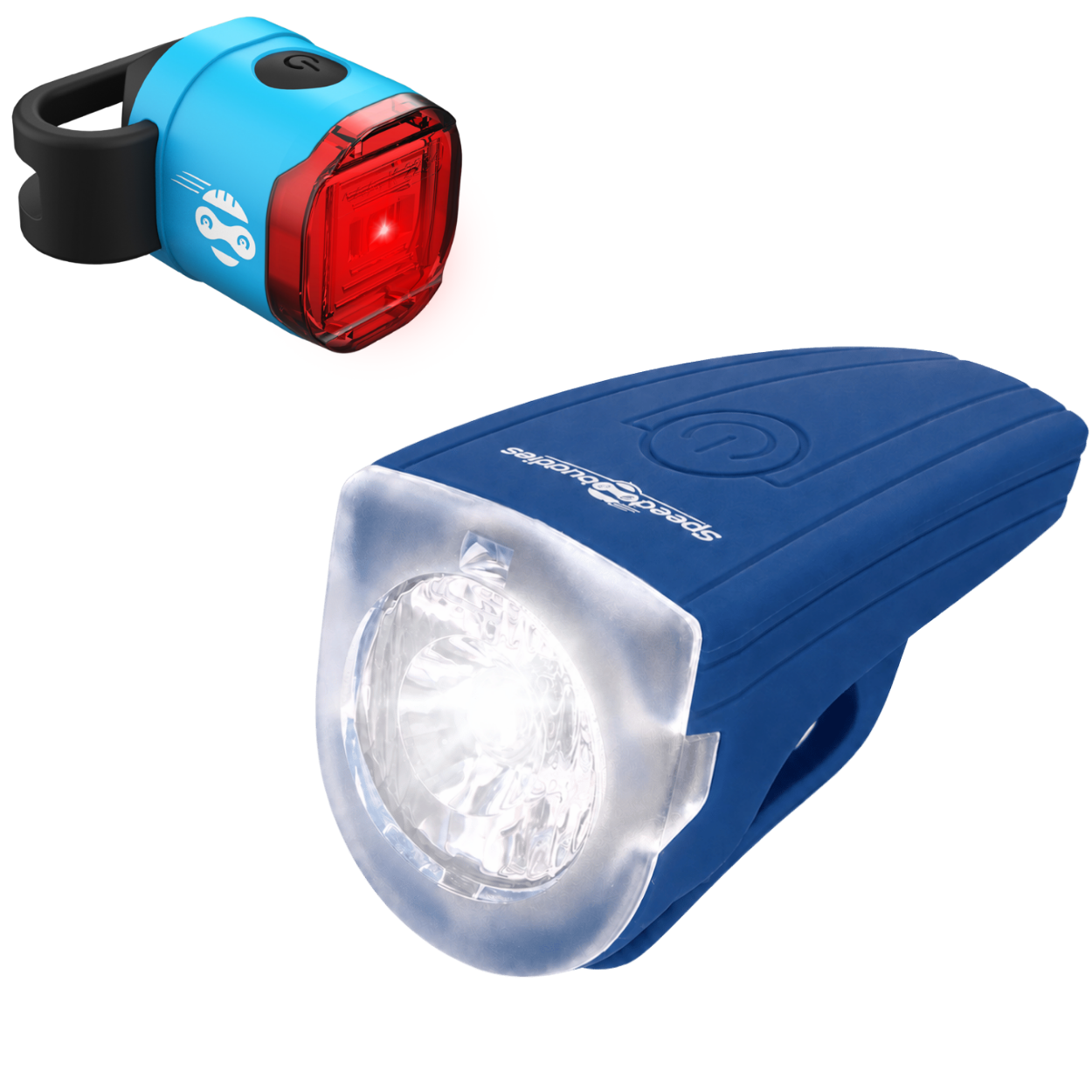 fahrradbeleuchtung set stvzo Kinder Fahrradlicht Set Rocket Duo – Front- & Rücklicht StVZO Blau
