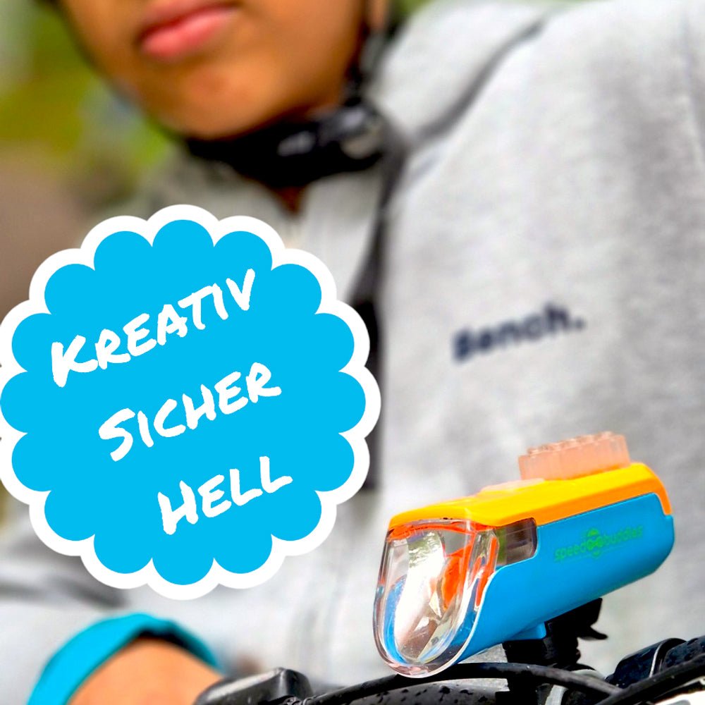 Speed Buddies Zack Fahrradlicht Kinder StVZO Blau Orange