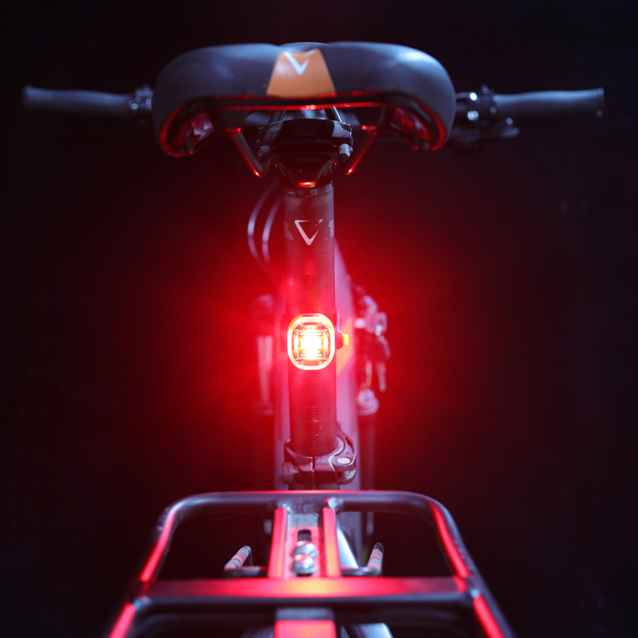 NANO Duo Fahrradlicht-Set Kinder – StVZO Frontlicht & Rücklicht Lila/Gelb