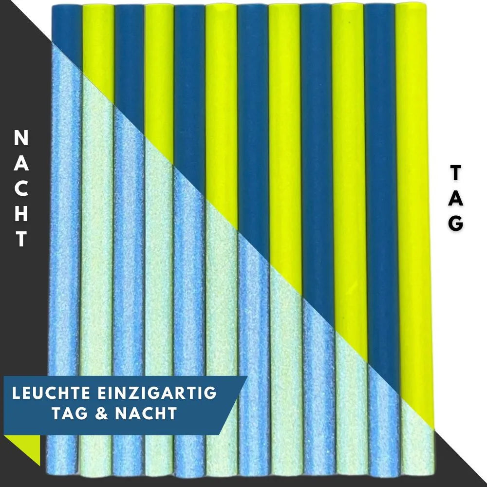 Speed Buddies 12 Speichenreflektoren Grippy (blau/gelb)