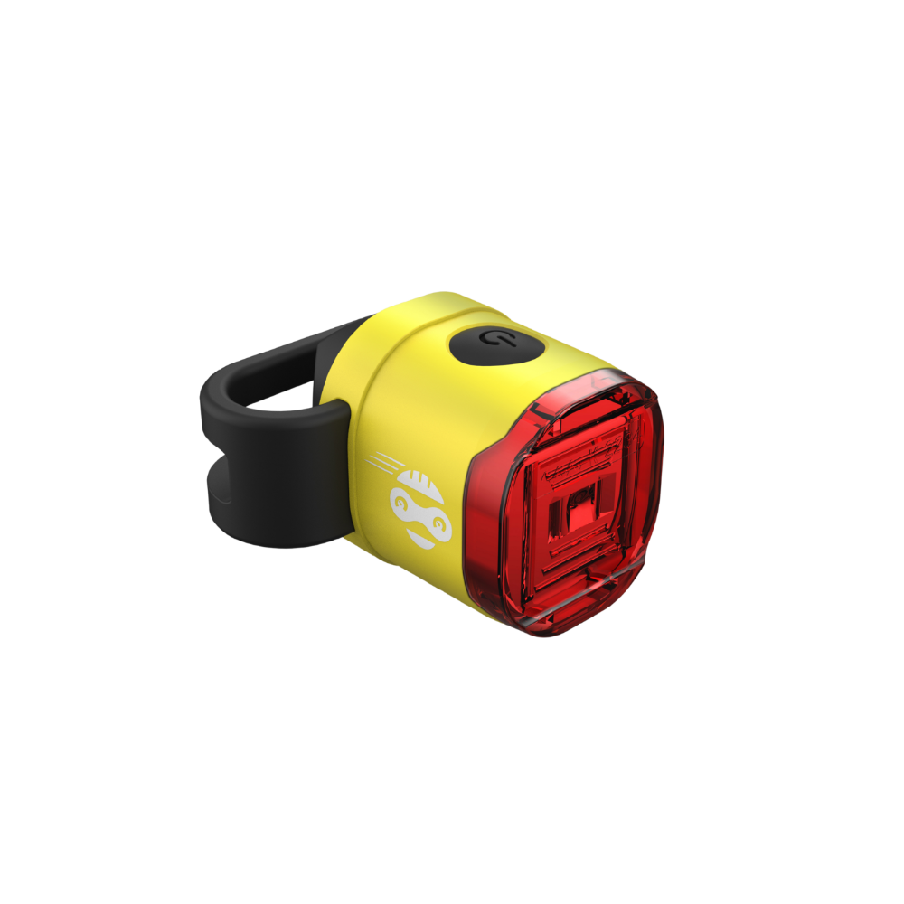 Speed Buddies Fahrradlicht Kinderfahrrad (StVZO) USB-C, Set (gelb/lila)