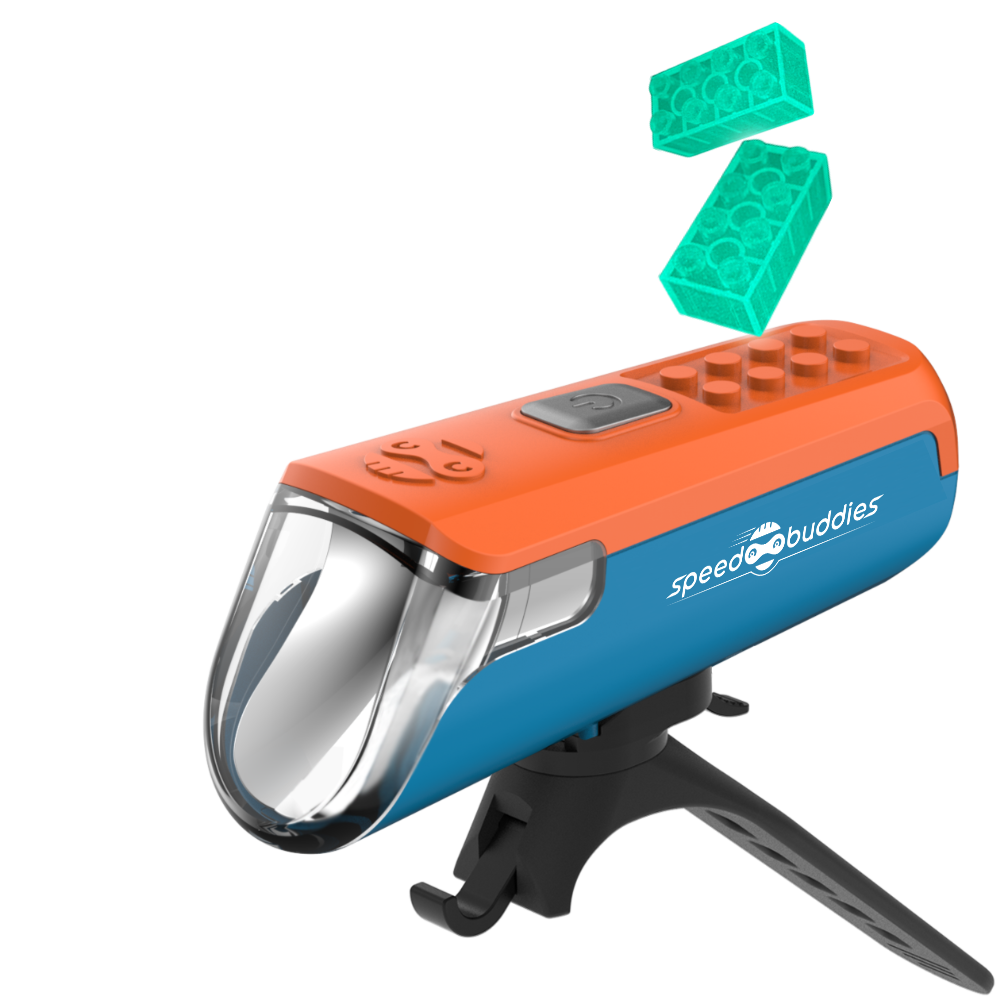Speed Buddies Zack Frontlicht Kinder StVZO Blau Orange