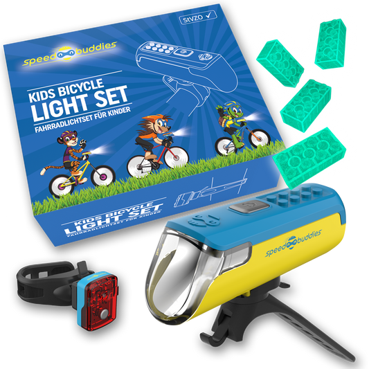 Speed Buddies Fahrradlicht Set Grippy