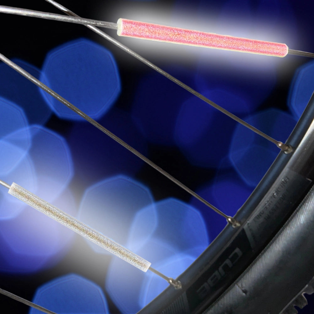 Speed Buddies 12 Speichenreflektoren Zack (rot/blau)