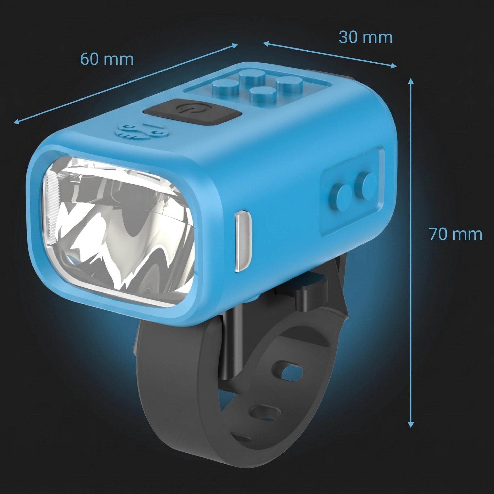 Speed Buddies Grippy Nano Fahrradlicht Abmessungen