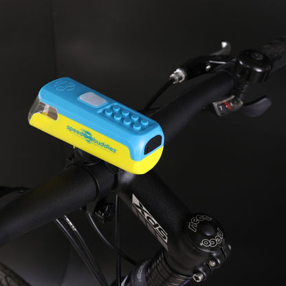 Kinder Fahrradlicht Grippy – StVZO Frontlicht Gelb/Blau