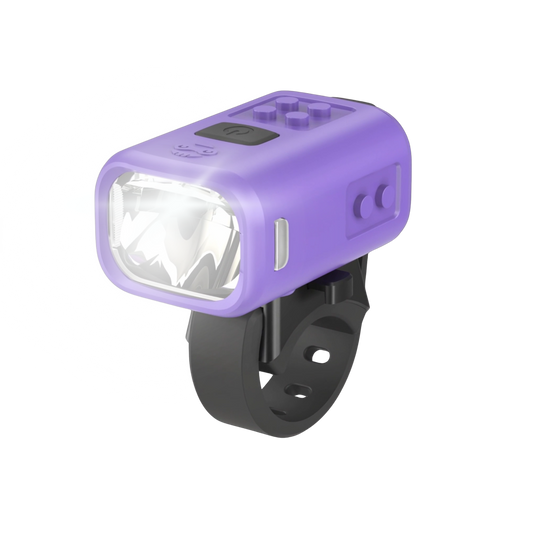 Kinder Fahrradlicht Tila Nano – StVZO Frontlicht Lila