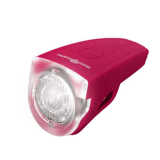 Kinder Fahrradlicht Rocket – StVZO Frontlicht Magenta
