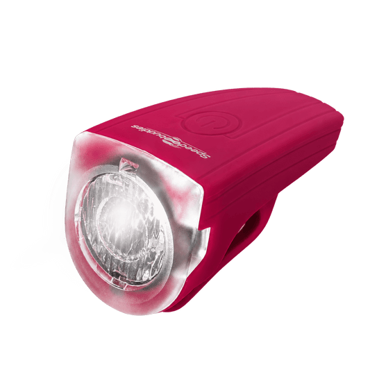 Kinder Fahrradlicht Rocket – StVZO Frontlicht Magenta