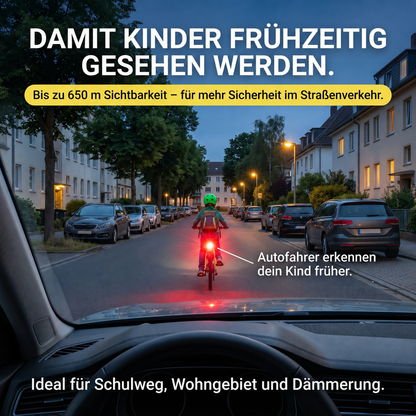 Kinder Fahrradlicht Sun – StVZO Rücklicht Gelb