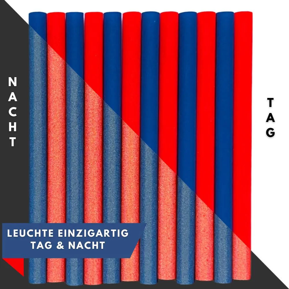 Speed Buddies 12 Speichenreflektoren Zack (rot/blau)