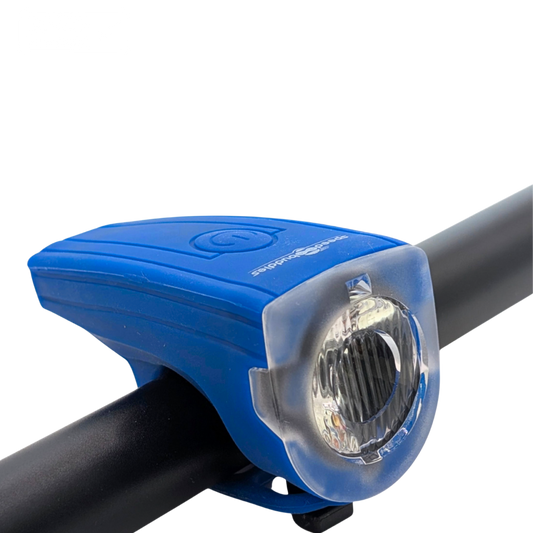 Speed Buddies Kinder-Fahrradlicht (StVZO) USB-C, Frontlicht (blau)