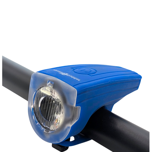 Speed Buddies Kinder-Fahrradlicht (StVZO) USB-C, Frontlicht (blau)