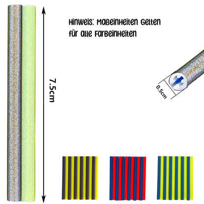 Speichenreflektoren Kinder Fahrrad Tila – 12er Set Lila/Gelb