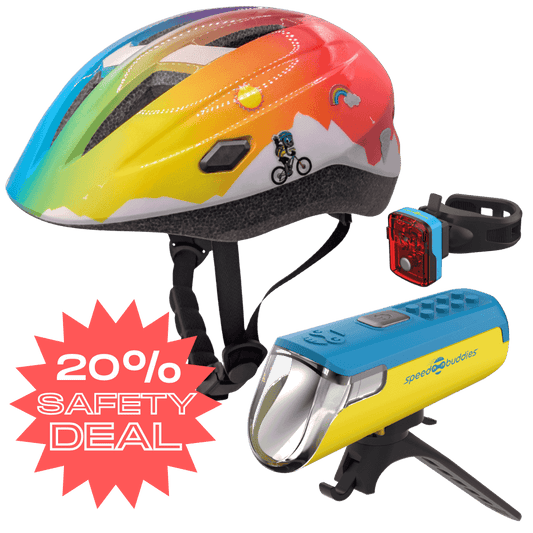 Safety Set: Helm + Front + Rücklicht